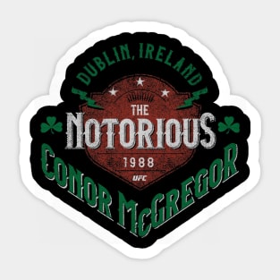 Conor McGregor The Notorious Label Sticker